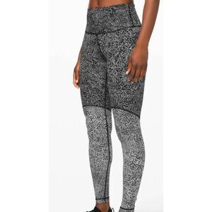 LULULEMON ATHLETICA Wunder Under Hi-Rise Tight "Blocked Full-On Luxtreme 28" Siz